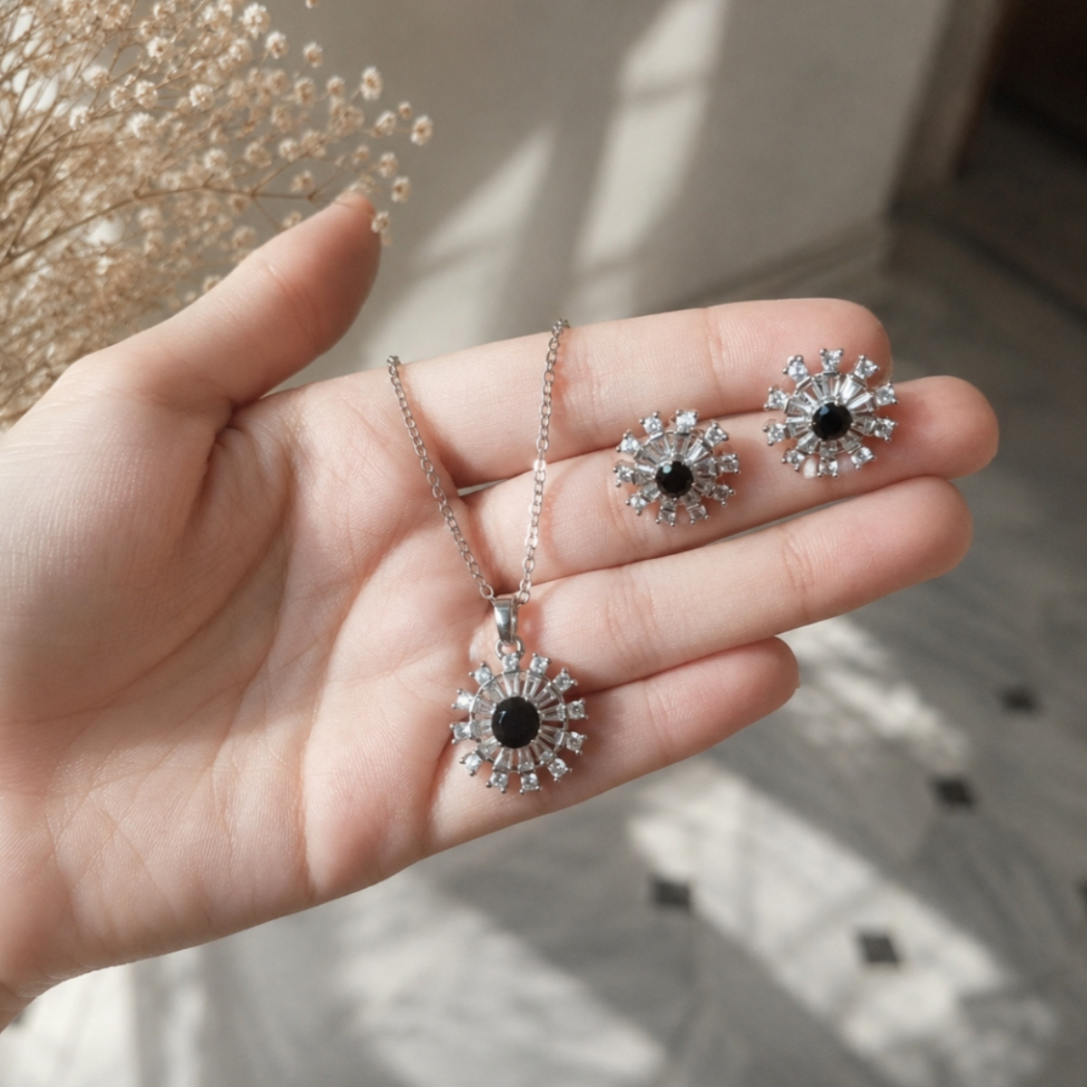 Silver Jewelry Set