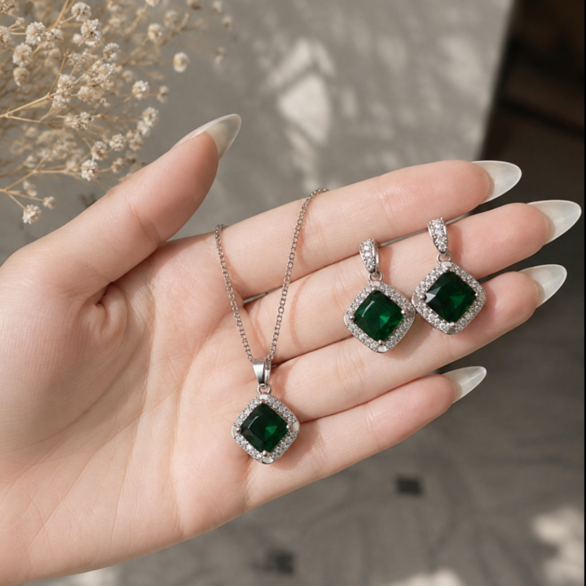 Silver Jewelry Set