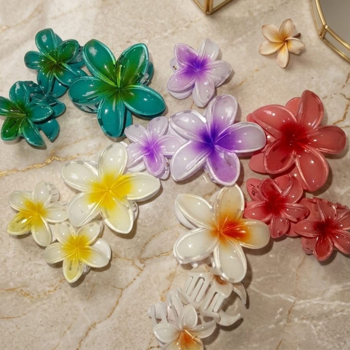 Flower Claw Clip Set