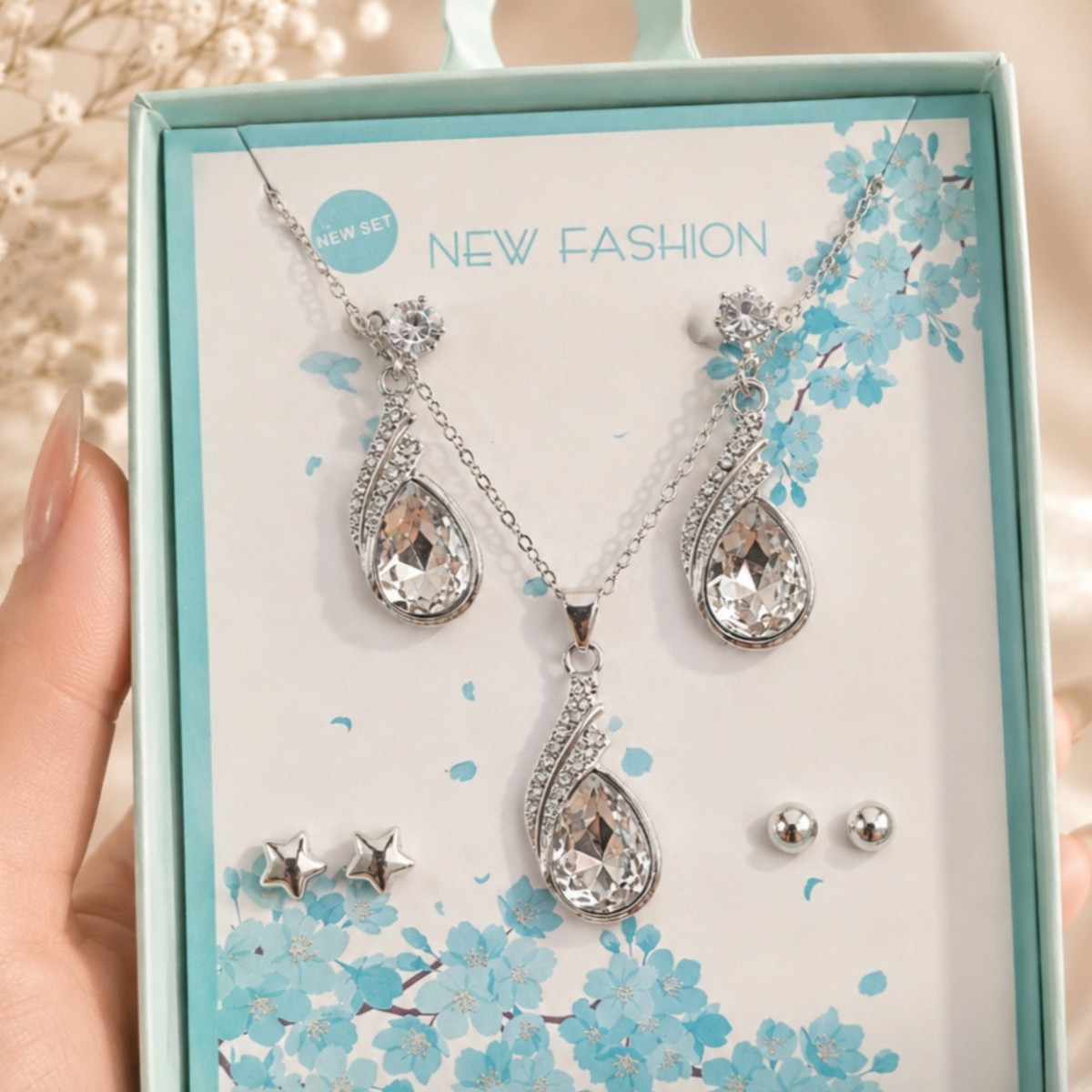 Silver Jewelry Set