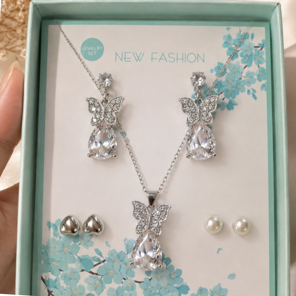 Silver Jewelry Set