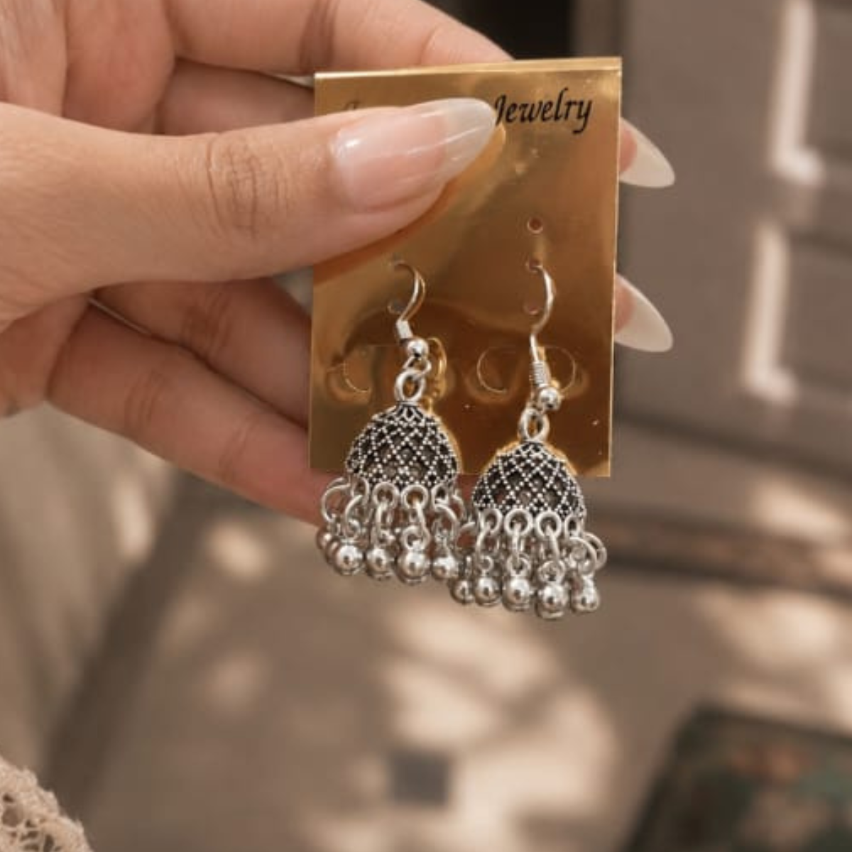 Antique Jhumki Earrings